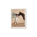 Picture of Fashion and Horse  _GroupedProduct_Rectangle_Portrait_Framed_Matted_