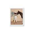 Picture of Fashion and Horse  _GroupedProduct_Rectangle_Portrait_Framed_Matted_
