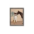 Picture of Fashion and Horse  _GroupedProduct_Rectangle_Portrait_Framed_Matted_