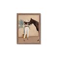 Picture of Fashion and Horse  _GroupedProduct_Rectangle_Portrait_Framed_Matted_