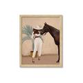 Picture of Fashion and Horse  _GroupedProduct_Rectangle_Portrait_Framed_Matted_