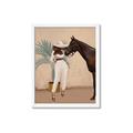 Picture of Fashion and Horse  _GroupedProduct_Rectangle_Portrait_Framed_Matted_