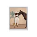 Picture of Fashion and Horse  _GroupedProduct_Rectangle_Portrait_Framed_Matted_