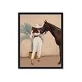 Picture of Fashion and Horse  _GroupedProduct_Rectangle_Portrait_Framed_Matted_