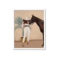 Picture of Fashion and Horse  _GroupedProduct_Rectangle_Portrait_Framed_Matted_