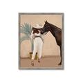 Picture of Fashion and Horse  _GroupedProduct_Rectangle_Portrait_Framed_Matted_