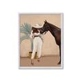 Picture of Fashion and Horse  _GroupedProduct_Rectangle_Portrait_Framed_Matted_