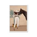 Picture of Fashion and Horse  _GroupedProduct_Rectangle_Portrait_Framed_Matted_