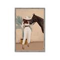 Picture of Fashion and Horse  _GroupedProduct_Rectangle_Portrait_Framed_Matted_