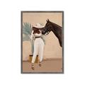 Picture of Fashion and Horse  _GroupedProduct_Rectangle_Portrait_Framed_Matted_