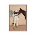 Picture of Fashion and Horse  _GroupedProduct_Rectangle_Portrait_Framed_Matted_