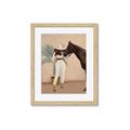 Picture of Fashion and Horse  _GroupedProduct_Rectangle_Portrait_Framed_Matted_