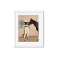 Picture of Fashion and Horse  _GroupedProduct_Rectangle_Portrait_Framed_Matted_