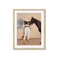 Picture of Fashion and Horse  _GroupedProduct_Rectangle_Portrait_Framed_Matted_