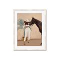 Picture of Fashion and Horse  _GroupedProduct_Rectangle_Portrait_Framed_Matted_