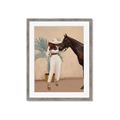 Picture of Fashion and Horse  _GroupedProduct_Rectangle_Portrait_Framed_Matted_