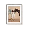 Picture of Fashion and Horse  _GroupedProduct_Rectangle_Portrait_Framed_Matted_