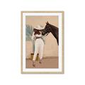 Picture of Fashion and Horse  _GroupedProduct_Rectangle_Portrait_Framed_Matted_