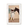 Picture of Fashion and Horse  _GroupedProduct_Rectangle_Portrait_Framed_Matted_