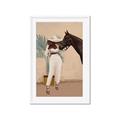 Picture of Fashion and Horse  _GroupedProduct_Rectangle_Portrait_Framed_Matted_
