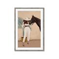 Picture of Fashion and Horse  _GroupedProduct_Rectangle_Portrait_Framed_Matted_
