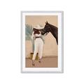 Picture of Fashion and Horse  _GroupedProduct_Rectangle_Portrait_Framed_Matted_