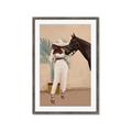 Picture of Fashion and Horse  _GroupedProduct_Rectangle_Portrait_Framed_Matted_