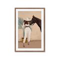 Picture of Fashion and Horse  _GroupedProduct_Rectangle_Portrait_Framed_Matted_