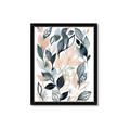Picture of Pink and Gray Flowers I _GroupedProduct_Rectangle_Portrait_Framed_Matted_