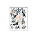Picture of Pink and Gray Flowers I _GroupedProduct_Rectangle_Portrait_Framed_Matted_