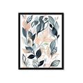 Picture of Pink and Gray Flowers I _GroupedProduct_Rectangle_Portrait_Framed_Matted_