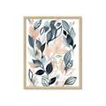 Picture of Pink and Gray Flowers I _GroupedProduct_Rectangle_Portrait_Framed_Matted_