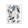 Picture of Pink and Gray Flowers I _GroupedProduct_Rectangle_Portrait_Framed_Matted_