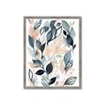 Picture of Pink and Gray Flowers I _GroupedProduct_Rectangle_Portrait_Framed_Matted_