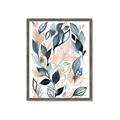 Picture of Pink and Gray Flowers I _GroupedProduct_Rectangle_Portrait_Framed_Matted_