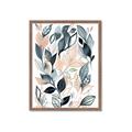 Picture of Pink and Gray Flowers I _GroupedProduct_Rectangle_Portrait_Framed_Matted_