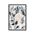 Picture of Pink and Gray Flowers I _GroupedProduct_Rectangle_Portrait_Framed_Matted_