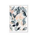 Picture of Pink and Gray Flowers I _GroupedProduct_Rectangle_Portrait_Framed_Matted_
