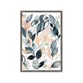 Picture of Pink and Gray Flowers I _GroupedProduct_Rectangle_Portrait_Framed_Matted_