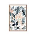 Picture of Pink and Gray Flowers I _GroupedProduct_Rectangle_Portrait_Framed_Matted_