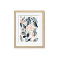 Picture of Pink and Gray Flowers I _GroupedProduct_Rectangle_Portrait_Framed_Matted_