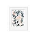Picture of Pink and Gray Flowers I _GroupedProduct_Rectangle_Portrait_Framed_Matted_