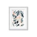Picture of Pink and Gray Flowers I _GroupedProduct_Rectangle_Portrait_Framed_Matted_