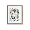 Picture of Pink and Gray Flowers I _GroupedProduct_Rectangle_Portrait_Framed_Matted_