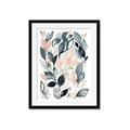 Picture of Pink and Gray Flowers I _GroupedProduct_Rectangle_Portrait_Framed_Matted_