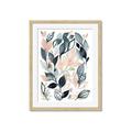 Picture of Pink and Gray Flowers I _GroupedProduct_Rectangle_Portrait_Framed_Matted_
