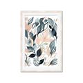 Picture of Pink and Gray Flowers I _GroupedProduct_Rectangle_Portrait_Framed_Matted_