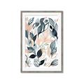 Picture of Pink and Gray Flowers I _GroupedProduct_Rectangle_Portrait_Framed_Matted_