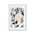Picture of Pink and Gray Flowers I _GroupedProduct_Rectangle_Portrait_Framed_Matted_