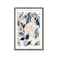 Picture of Pink and Gray Flowers I _GroupedProduct_Rectangle_Portrait_Framed_Matted_